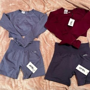 Aybl Seamless Shorts and Crop Tops